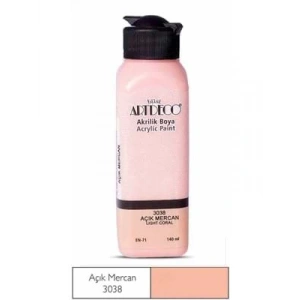 3E Grup - Artdeco 140 Ml Akrilik Boya Açık Mercan 70r-3038