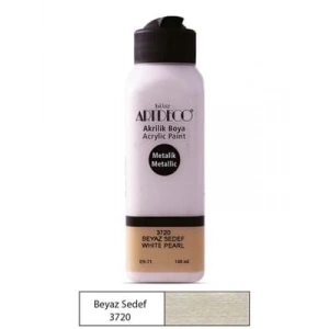 3E Grup - Artdeco 140 Ml Akrilik Boya Metalik Beyaz Sedef 71r-3720