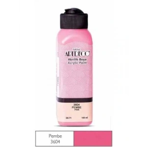 3E Grup - Artdeco 140 Ml Akrilik Pembe Boya 70r-3604