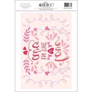 3E Grup - Artdeco 17x25 Kolay Transfer Kağıdı M.desen Y-100kt-1725