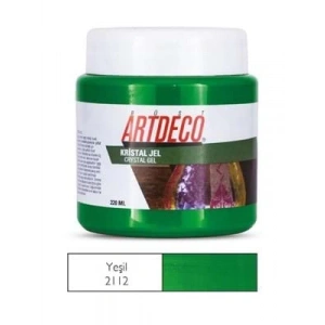 3E Grup - Artdeco 220 Ml Kristal Jel Ahşap Boya Yeşil 2112