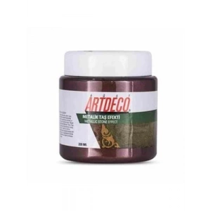 3E Grup - Artdeco 220 Ml Taş Efekti Rölyef Pasta Patlıcan Moru 2008