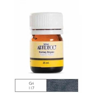 3E Grup - Artdeco 25 Ml Kumaş Boyası Gri 10a-117