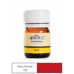 3E Grup - Artdeco 25 Ml Kumaş Boyası Karmen Kırmızı 10a-106