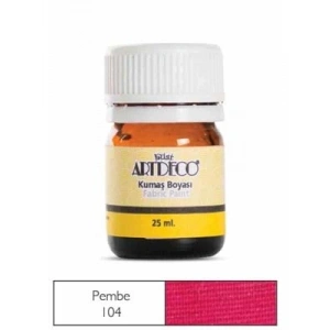3E Grup - Artdeco 25 Ml Kumaş Boyası Pembe 10a-104