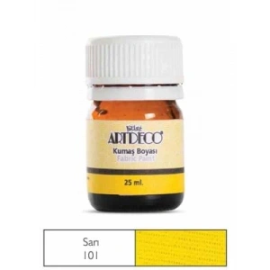 3E Grup - Artdeco 25 Ml Kumaş Boyası Sarı 10a-101