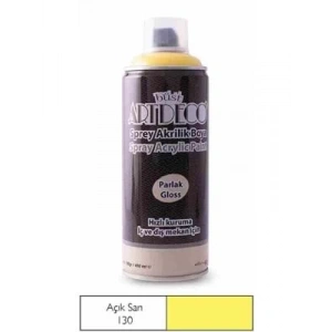 3E Grup - Artdeco 400 Ml Sprey Boya Açık Sarı 400-130