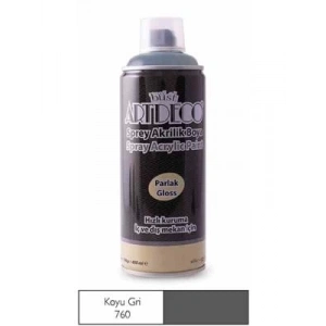 3E Grup - Artdeco 400 Ml Sprey Boya Koyu Gri 400-760