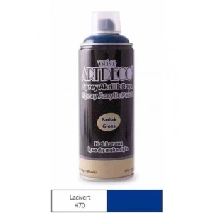 3E Grup - Artdeco 400 Ml Sprey Boya Lacivert 400-470