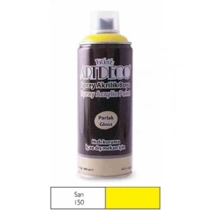 3E Grup - Artdeco 400 Ml Sprey Boya Sarı 400-150