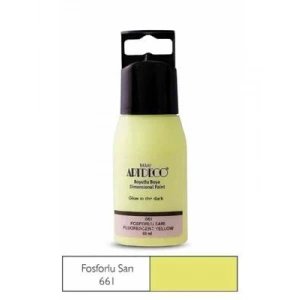 3E Grup - Artdeco 60 Ml Üç Boyutlu Boya Neon Sarı 661