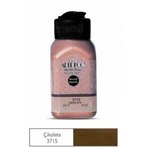 3E Grup - Artdeco 75 Ml Akrilik Boya Metalik Çikolata 71ı-3715