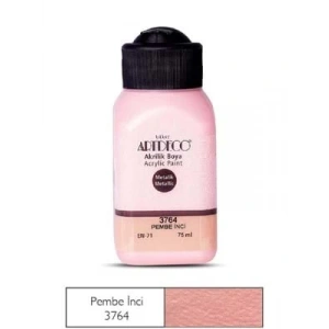 3E Grup - Artdeco 75 Ml Akrilik Boya Metalik Pembe İnci 71l-3764
