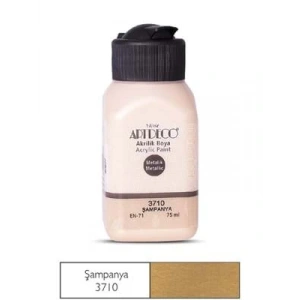 3E Grup - Artdeco 75 Ml Akrilik Boya Metalik Şampanya 71l-3710