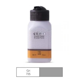 3E Grup - Artdeco Enamel 75 Ml Cam ve Seramik Boyası Gri 130 I-735