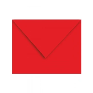 3E Grup - Asil 13x18 Cm 80 Gr Davetiye Zarfı Kırmızı As-5206
