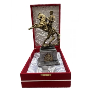 3E Grup - Atatürk Heykeli Büyük Boy Kadife Kutulu