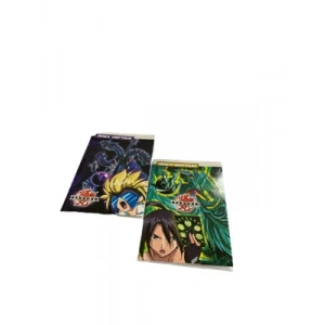 3E Grup - Bakugan A6 Karton Kapak Ödev Defteri 32 Yp