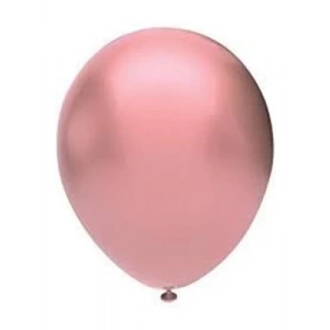3E Grup - Balonevi 12 Metalik Balon 100lü Rose Gold