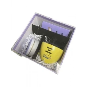 3E Grup - Bam Kutulu Hediye Seti (kupa+ Mum+ Not Defteri)