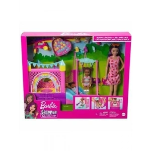 3E Grup - Barbie Bebek Bakıcısı Skipper Oyun Evi Seti Hhb67
