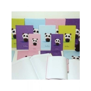 3E Grup - Bayındır Panda 17x24 Cm Sert Kapak Defter Çizgili 144 Yp Bad0484