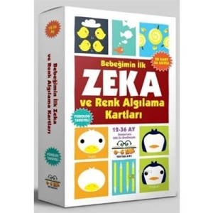 3E Grup - Bebeğimin İlk Zeka ve Renk Algılama Kartları - 0-6 Yaş Yayınları