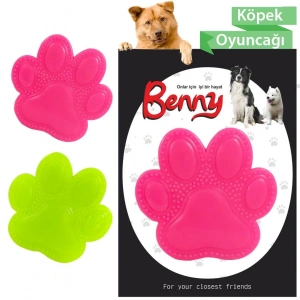 3E Grup - Benny Köpek Oyuncağı Pati 9,5 x 9 cm Çeşitli Renklerde