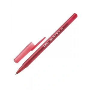 3E Grup - Bic 1.0 Round Stıck Tükenmez Kalem Kırmızı