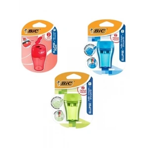 3E Grup - Bic Ellipse Maxi Çift Delikli Kapaklı Kalemtraş 9505181