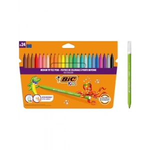 3E Grup - Bic Kıd Couleur Keçeli Boya Kalemi 24 Lü 8418005