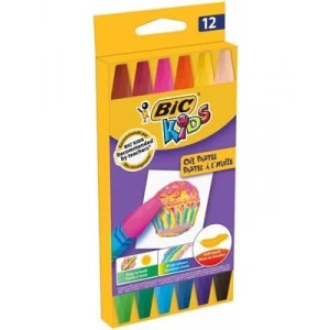 3E Grup - Bic Kıds Oıl Pastel Boya 12 Li Cbw12 926446