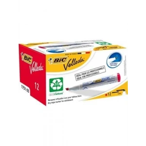 3E Grup - Bic Velleda 1751 Tahta Kalemi Kırmızı