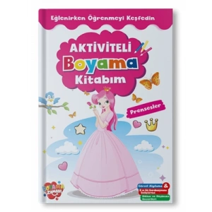 3E Grup - Boyama Zamanı Aktiviteli Boyama Kitabım - Prensesler - Koloni Kitap