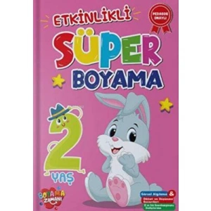 3E Grup - Boyama Zamanı Etkinlikli Süper Boyama (+2 Yaş) - Koloni Kitap