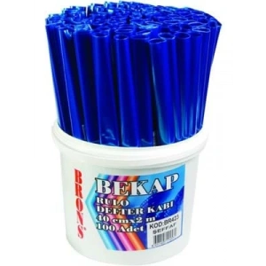 3E Grup - Brons 40x150 Cm Pp Rulo Kap Kağıdı Bekap Mavi Br-464