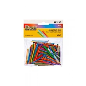 3E Grup - Brons Ahşap Kibrit Çöpü Renkli Br-913
