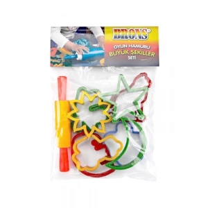 3E Grup - Brons Oyun Hamuru Kalıbı Büyük Şekiller Br-474