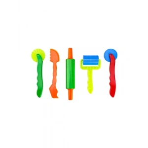 3E Grup - Brons Oyun Hamuru Kalıp Seti Merdane ve Bıçak Br-475