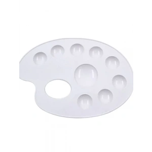 3E Grup - Brons Resim Paleti Plastik Küçük Br-217