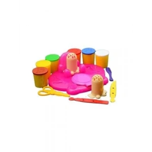 3E Grup - Bubu 14 Parça Oyun Hamuru Kuaför Seti Bubu-oh0014