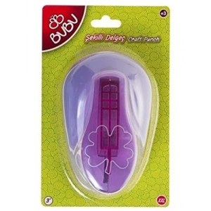 3E Grup - Bubu 3 (7,6 Cm) Xxl Şekilli Delgeç Yonca De0014