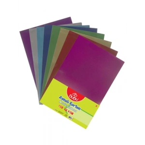 3E Grup - Bubu 50x70 Cm Aynalı Karton 8 Renk 10 Lu Fk0018