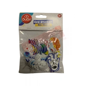 3E Grup - Bubu Eva Sticker Uzay St0153