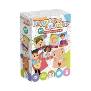 3E Grup - Ca Duygular ve Eylemler Eğitici Görsel Algı Oyunu 64 Parça Ca.5153