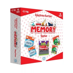 3E Grup - Ca Eğitici Hafıza Kartları - Taşıtlar 48kart Ca.5038