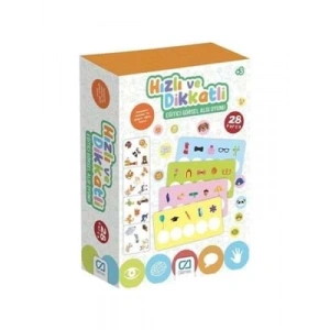 3E Grup - Ca Hızlı ve Dikkatli Eğitici Görsel Algı Oyunu 28 Parça Ca.5151