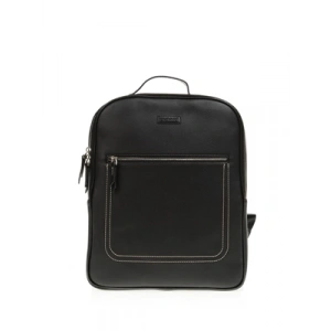 3E Grup - Cacharel Suni Deri Sırt Çantası Siyah 01ch1002-s