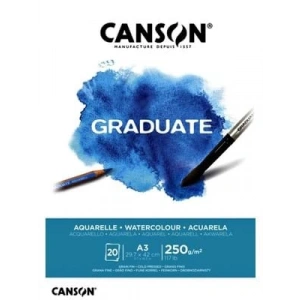 3E Grup - Canson Graduate A3 250 Gr 20sy Aquarelle Sketch Defter Cangrad 400110375