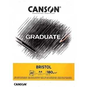 3E Grup - Canson Graduate A4 180 Gr 20sy Bristol Çizim Sketch Defter Cangrad 400127676